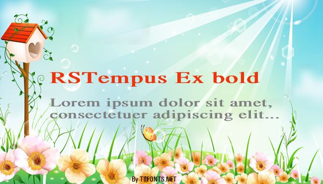 RSTempus Ex bold example